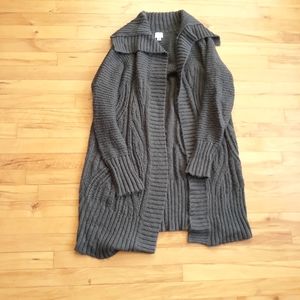 A new day duster sweater